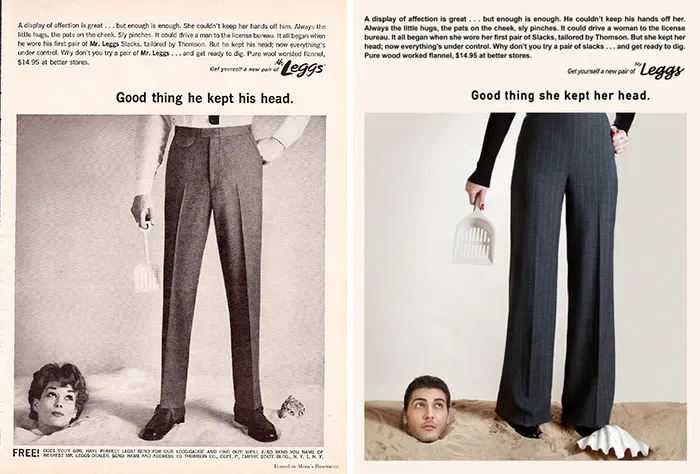 Photographer Reverses Gender Roles In Sexist Vintage Ads