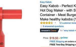 Easy Kabob Earns Amazon's Choice Badge During First Month Of Launch!