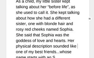 Some Weird Creepy Things My Sister Used To Say And Do As A Kid