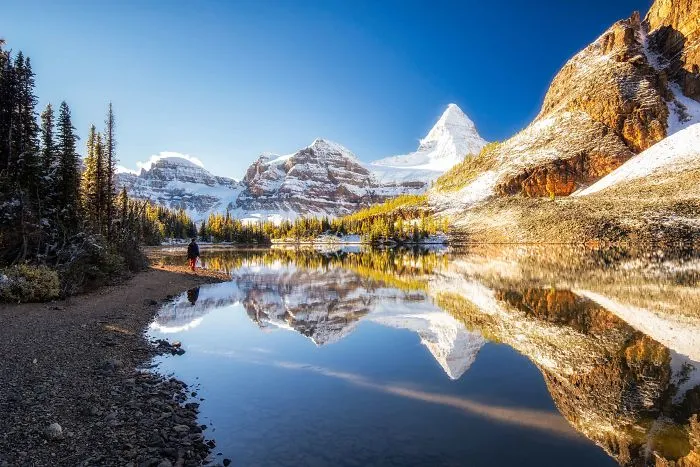 Sunburst Lake In Mount Assiniboine Provincial Park