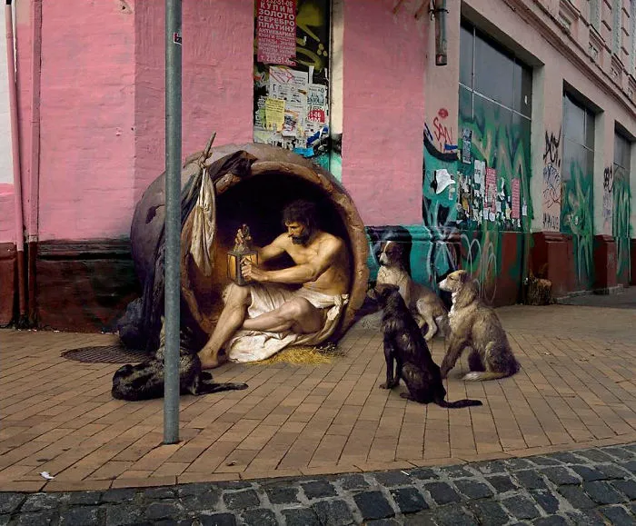 Artist Inserts People From Classical Paintings Into Today’s World, And The Result Is Surprisingly Good