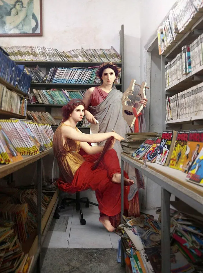 Artist Inserts People From Classical Paintings Into Today’s World, And The Result Is Surprisingly Good
