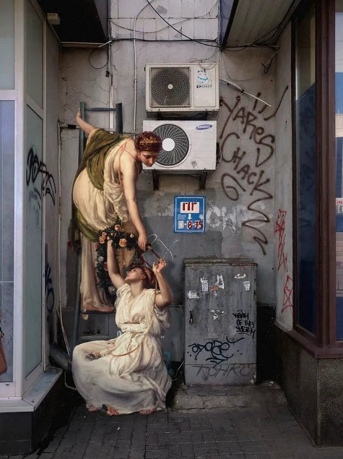 Artist Inserts People From Classical Paintings Into Today’s World, And The Result Is Surprisingly Good