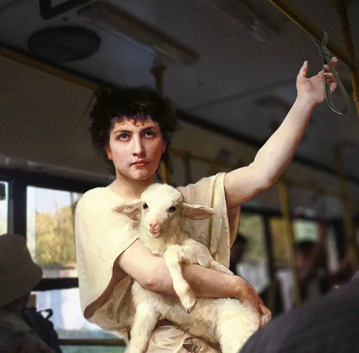 Artist Inserts People From Classical Paintings Into Today’s World, And The Result Is Surprisingly Good
