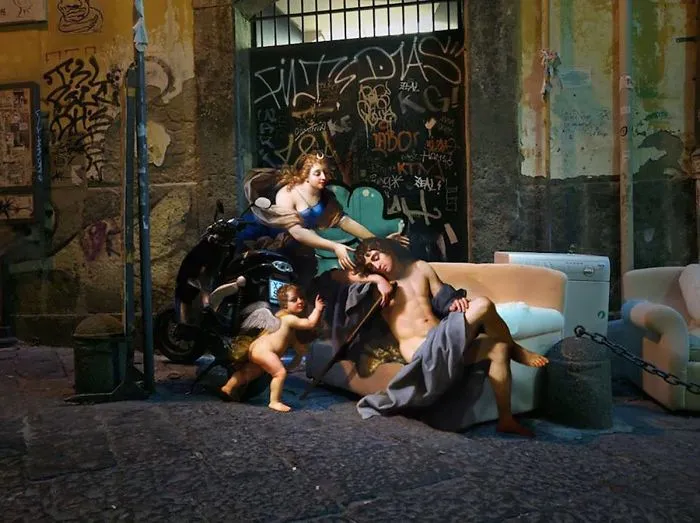 Artist Inserts People From Classical Paintings Into Today’s World, And The Result Is Surprisingly Good