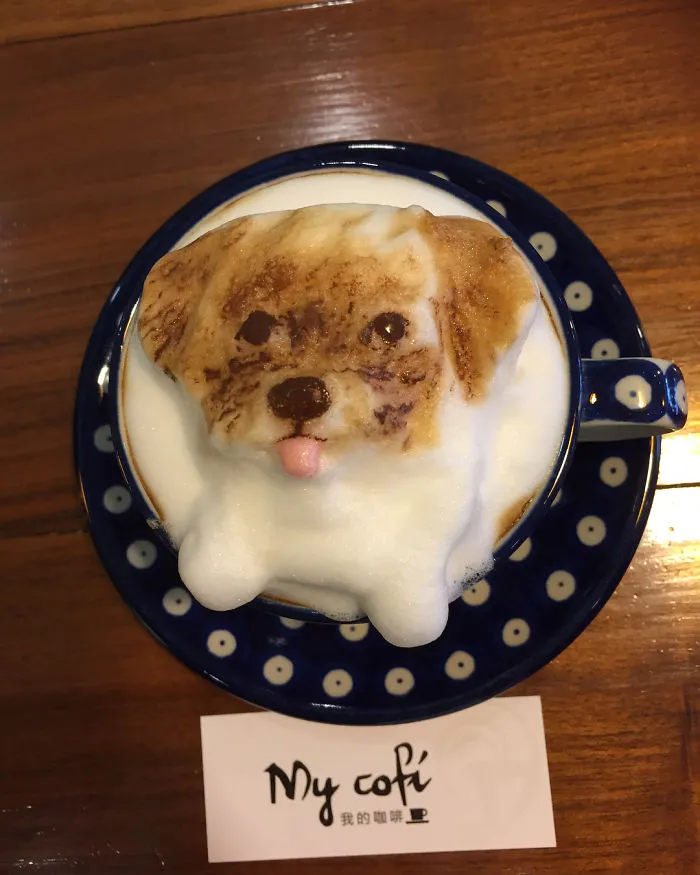 Coffee Artist Creates Impressive 3D Latte Art And It's Too Cute To Drink