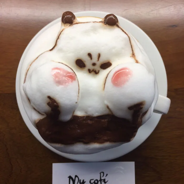 Coffee Artist Creates Impressive 3D Latte Art And It's Too Cute To Drink