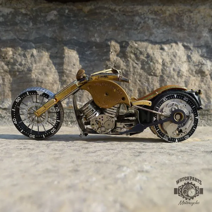 I Turn Old Watches Into Steampunk Sculptures