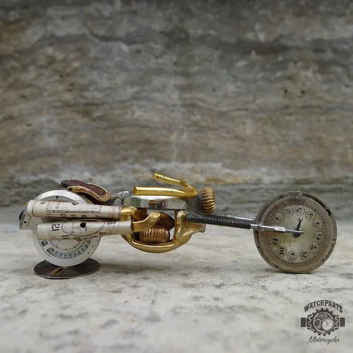 I Turn Old Watches Into Steampunk Sculptures