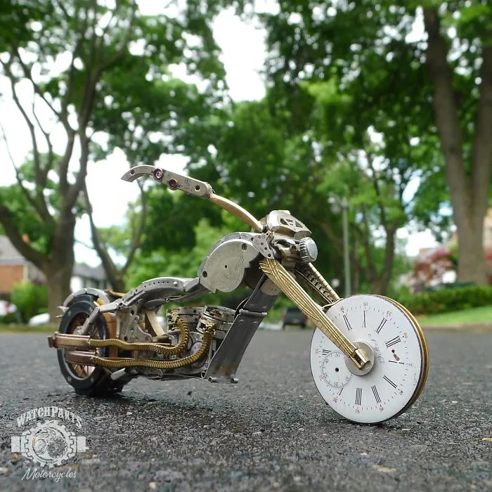 I Turn Old Watches Into Steampunk Sculptures