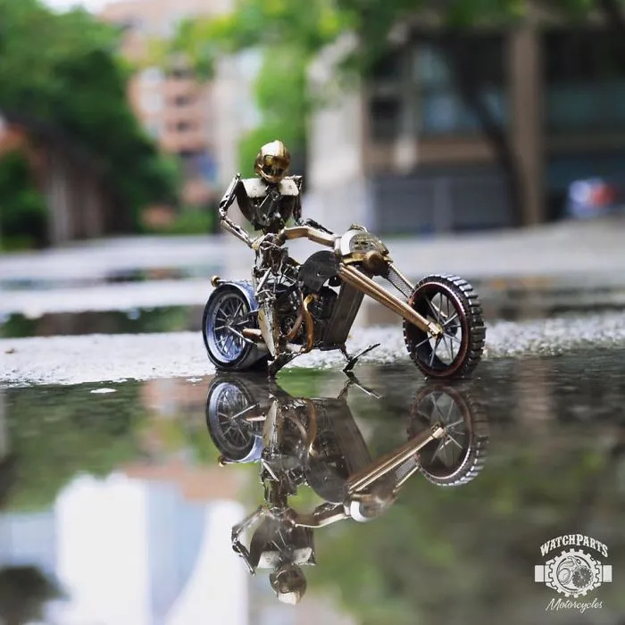 I Turn Old Watches Into Steampunk Sculptures
