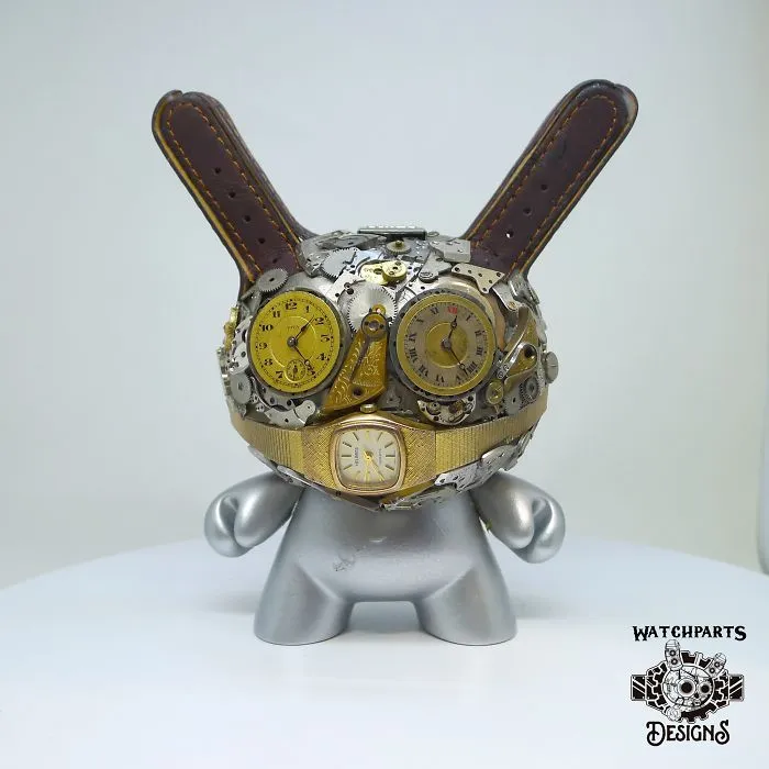 I Turn Old Watches Into Steampunk Sculptures