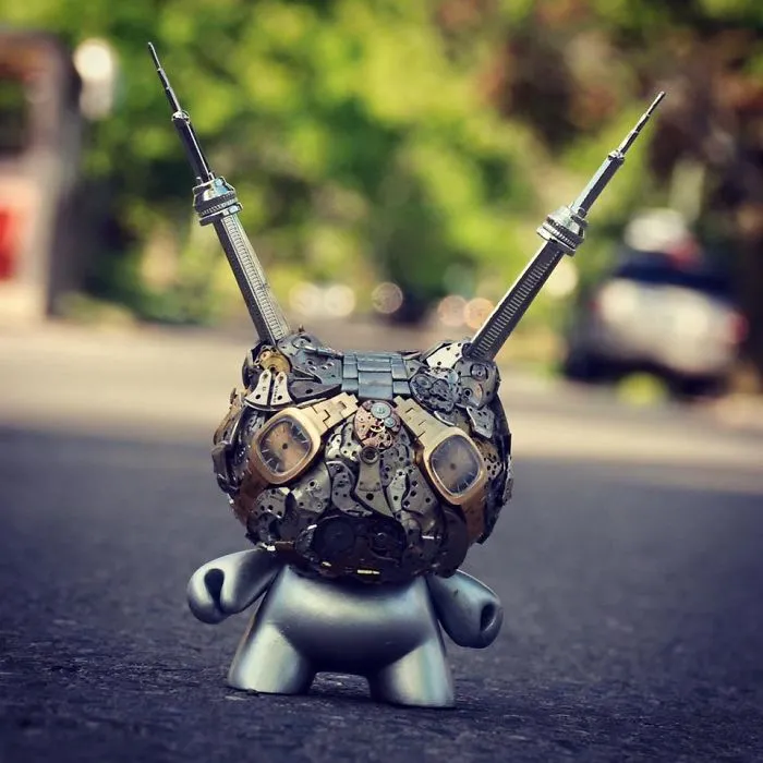 I Turn Old Watches Into Steampunk Sculptures