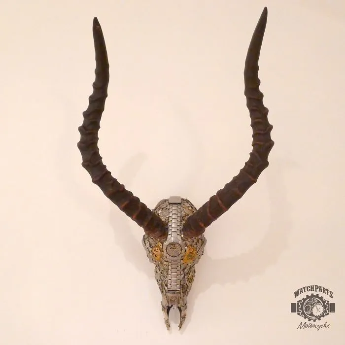 I Turn Old Watches Into Steampunk Sculptures