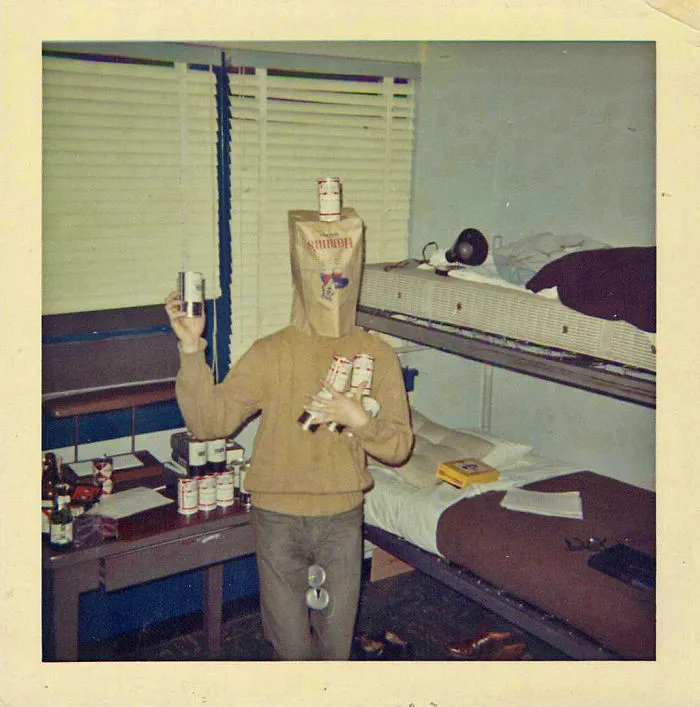 1966, Minot Afb, North Dakota, In Nthe Dead Of Winter At The Barracks. We Were Charged With The Us Nuclear Icbm Deterance. This Picture Was Not Taken 'On Alert', Lol....