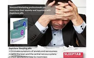 Stressed Marketing Professionals Can Overcome Their Anxiety And Insomnia With Zopiclone Pills