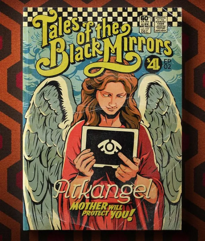 What If "Black Mirror" Episodes Were On The Covers Of Classic-Style Comic Books