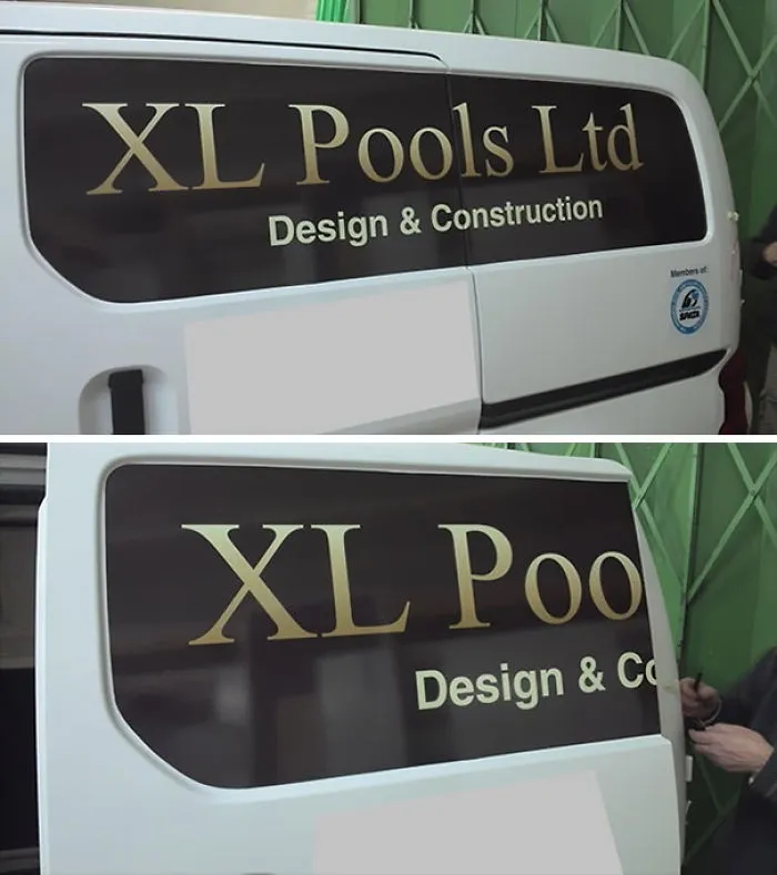 I See Those Unfortunate Name Placements On Vans With Sliding Doors All The Time, Never Thought It Would Happen To Me