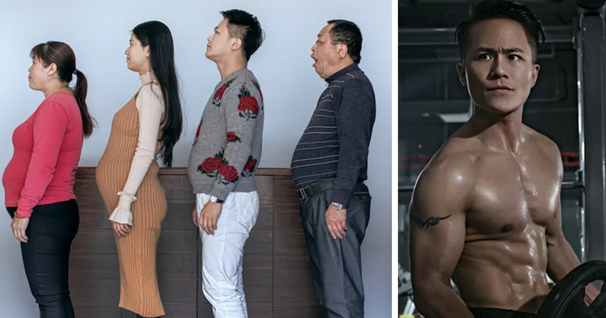 Esta familia china pasó 6 meses haciendo ejercicio y ahora parecen modelos