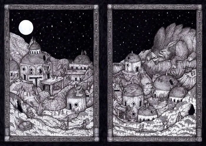 18 Awesomely Detailed Dark Fantasy Drawings