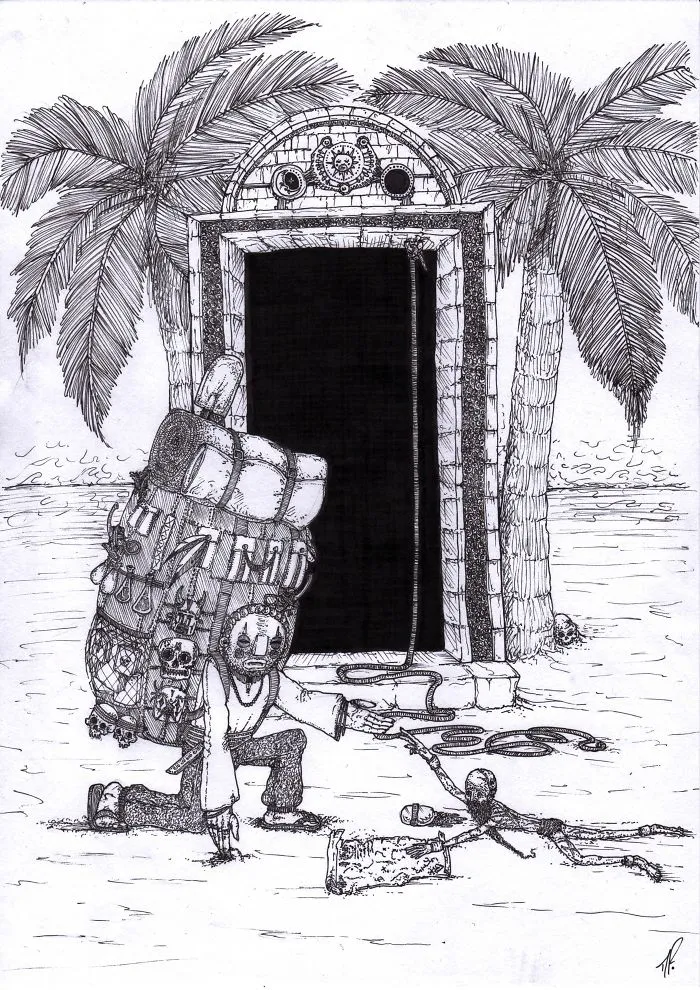 I Draw Intricate Dark Fantasy Drawings Inspired By Classical Artists And Modern Cartoons 