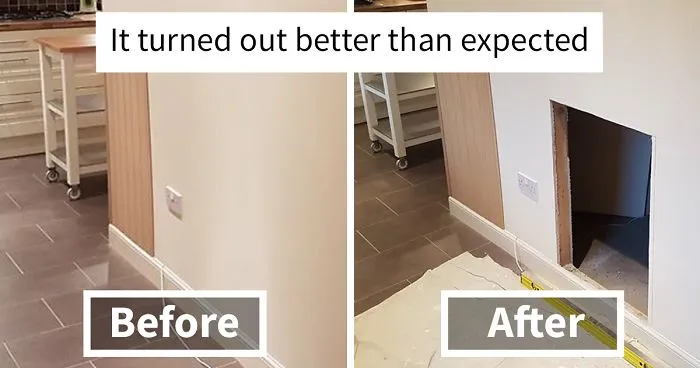 Our Dog Was Getting A Human Sister, So I Built Her A Room Under The Stairs - It Turned Out Better Than Expected