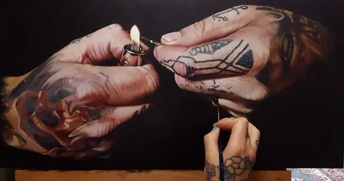 The Realistic Tattooed Paintings Of This Artist Will Impress You