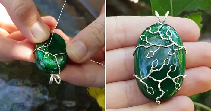 "Leafy Branches" Pendant Tutorial