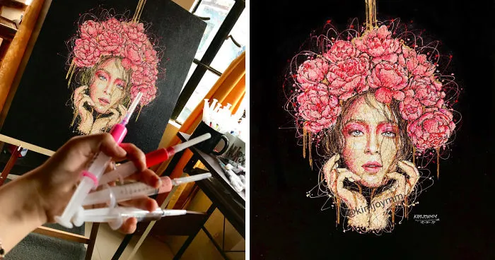 I’m A Nurse And I Use Syringes To Paint In My Free Time (Part 3)
