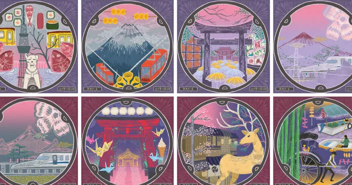 I Made Animated Gif Illustrations Out Of My Trip To Japan