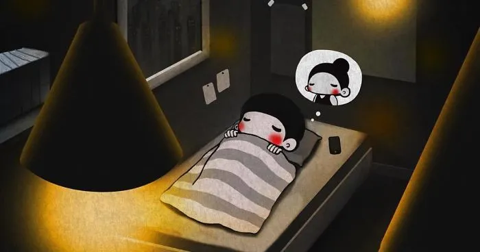 Korean Artist Shows What It's Like To Be Falling In Love More And More Each Day