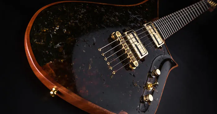 Instruments That Inspire Creativity: 50 Million Years Old Amber Guitar