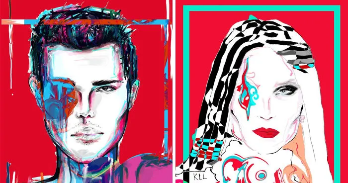 A Young Artist Who Grabs Hollywood Stars Attention By Painting Them With One Eye Only
