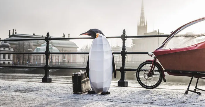 Paper Penguins Pop Up Around World To Share Urgent Message About Their Home