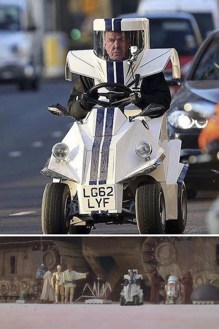 Jeremy Clarkson Riding... Whatever This Is
