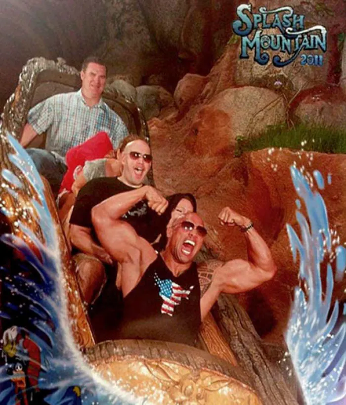 The Rock en Disneylandia