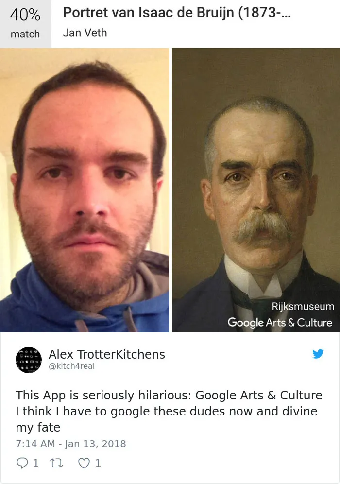New Google App Finds Your Museum Doppelganger But Not Everyone Is Loving The Results