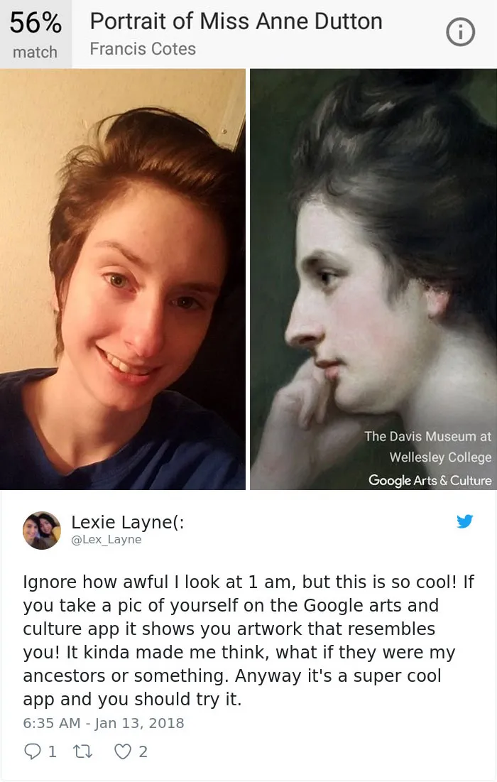 New Google App Finds Your Museum Doppelganger But Not Everyone Is Loving The Results