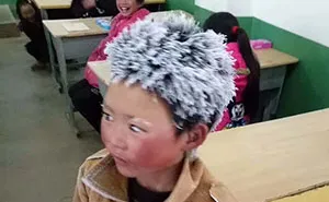 Boy Walks 4.8 Km In Freezing Cold To Attend His School, And His Living Conditions Will Break Your Heart