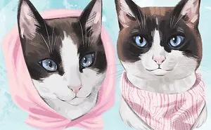 Had My Kitties Portraits Done!