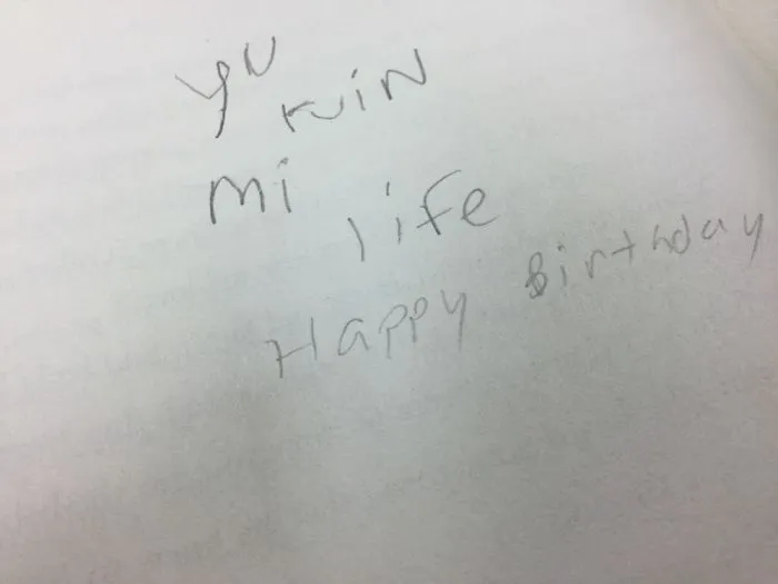 My Birthday Card