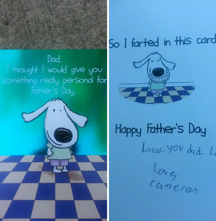 My 11yr Old Got Me This Card For Father's Day. Thanks, Son...