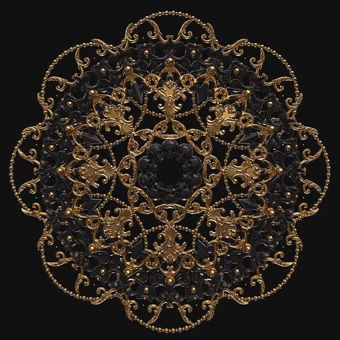 I Reimagined Traditional Mandala & Geometric Patterns As 3d Illustrations