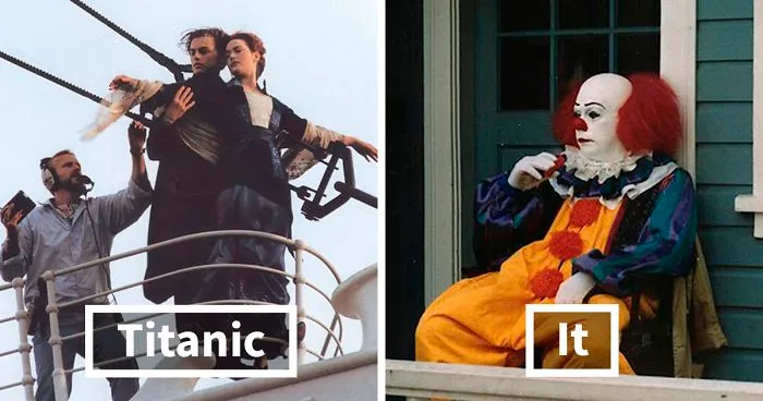 30 Photos Showing What Happened Behind The Scenes Of Famous Movies