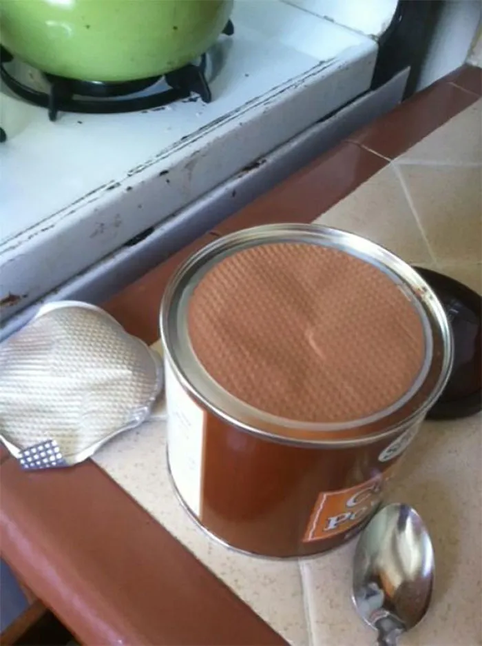 My Can Of Cocoa Was Completely Full