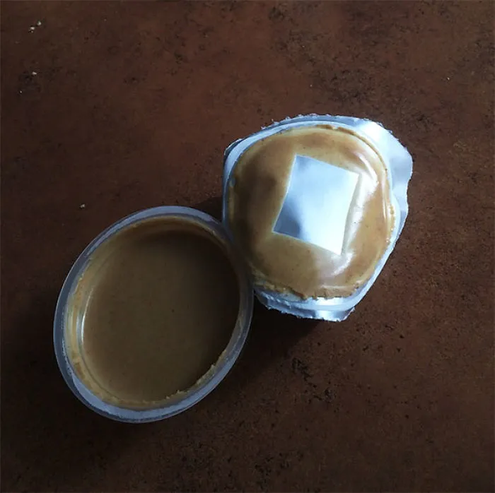 My Friend's Lid Has A Perfect Peanut Butter Rectangle On It