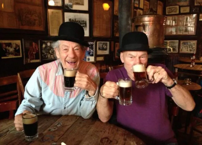 30 Of The Funniest Reasons Why Patrick Stewart And Ian McKellen Are BFFs