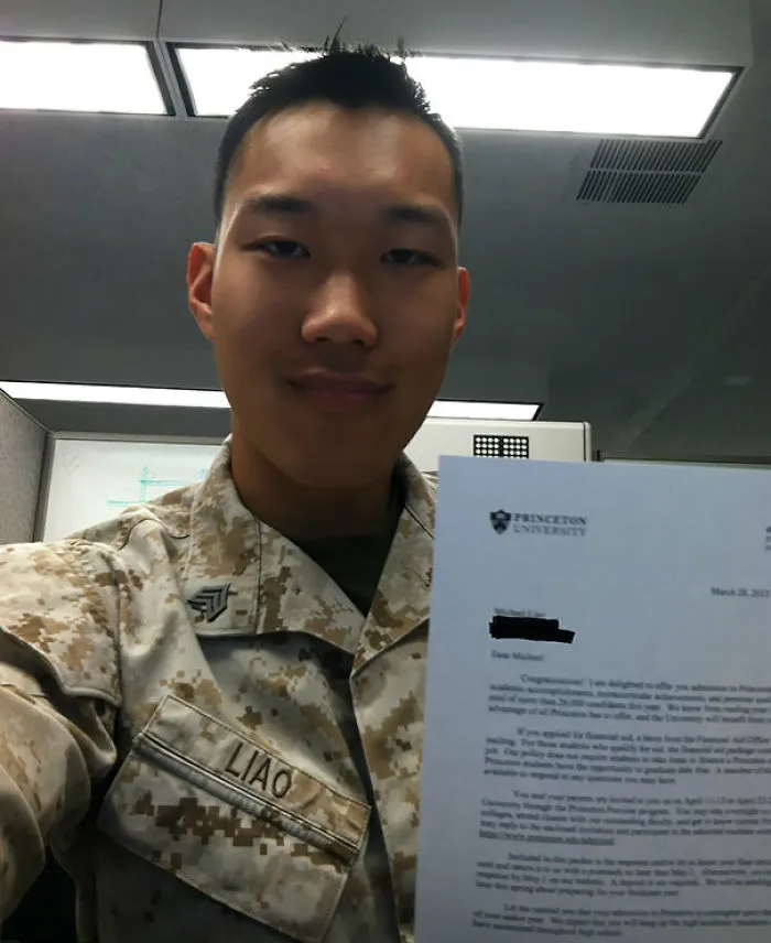 The Instructors And Other Marines At My Separation Transition Classes Said I Was  Way Out Of My League Applying To Princeton. I Just Found Out That I Proved Them Wrong