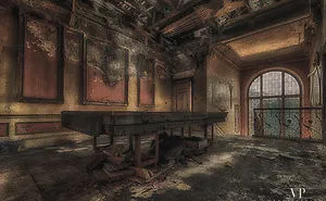 I Photographed This Burned "Golden" Villa