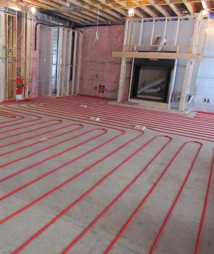 Thats What A Heated Floor Looks Like Before The Hard Floory Stuff Is Put On Top